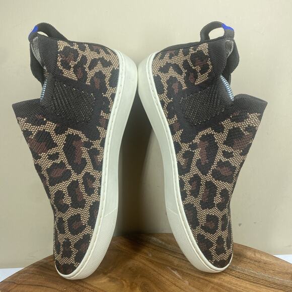 Rothys The Chelsea Womens Animal Leopard Cheetah Print Size 8 Chelsea Boots - Picture 5 of 9